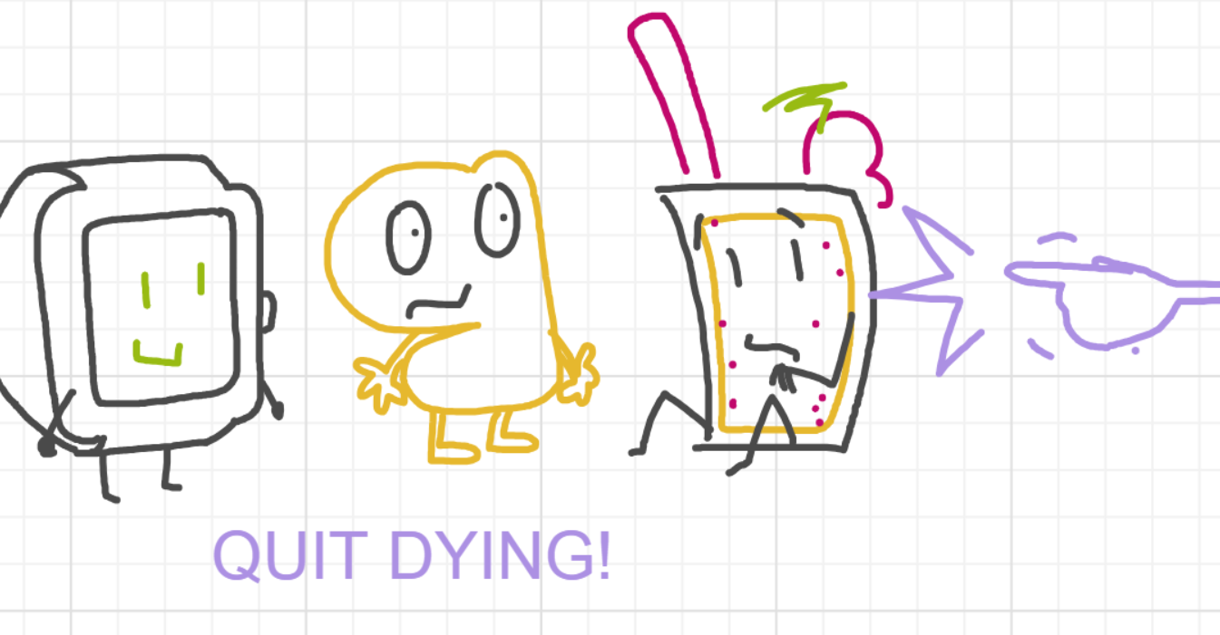 A panel from I've Been Everywhere, Man, episode nine of the Board Boards object show by Furretwalk/WalkingFurret.